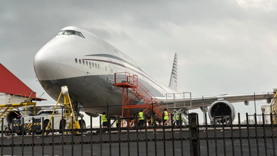 Boeing 747 offert par le Qatar prêt à servir d'Air Force One
