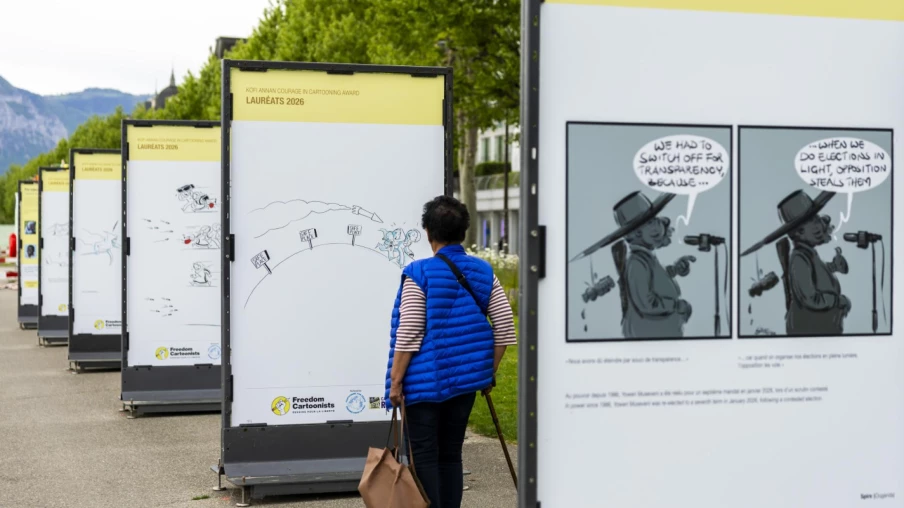 Genève : prix de dessin de presse à une Palestinienne et un Ougandais