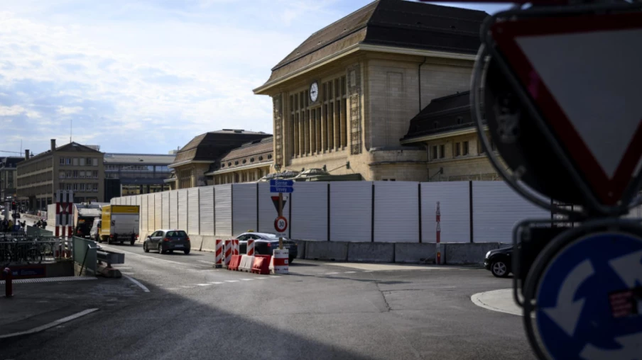 Travaux à Lausanne: la zone de la place de la gare se déplace au nord