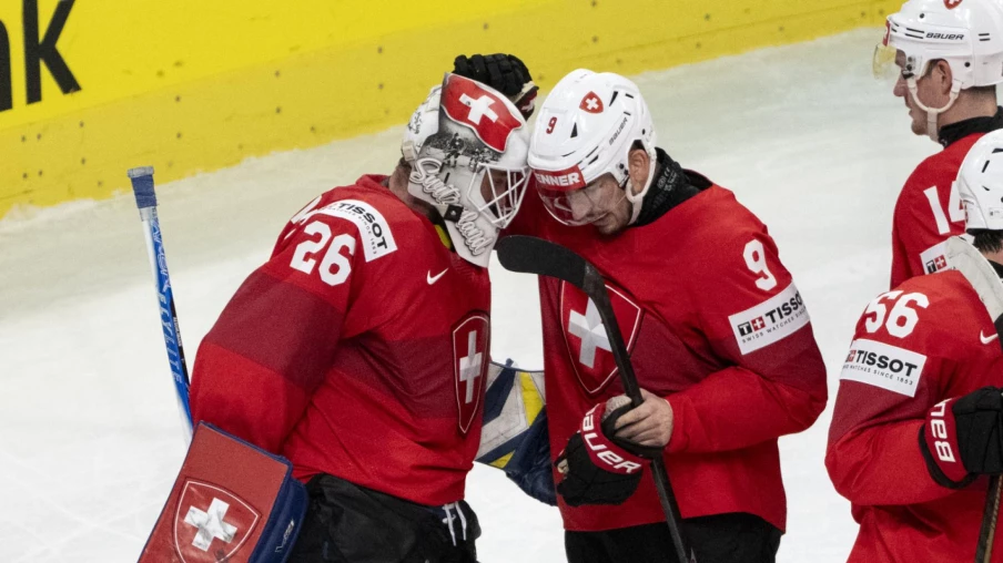 Damien Riat : doublé et buteur au power-play avec la Suisse