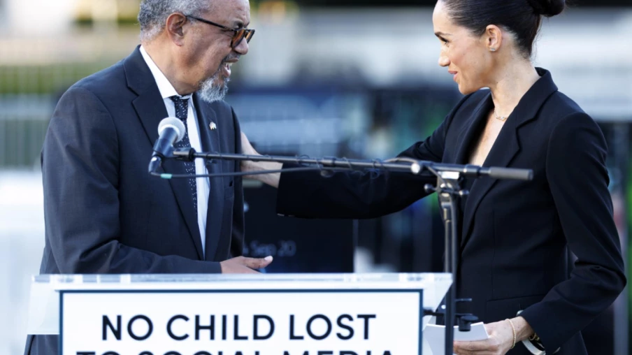 Meghan Markle à Genève pour les enfants victimes de violences en ligne
