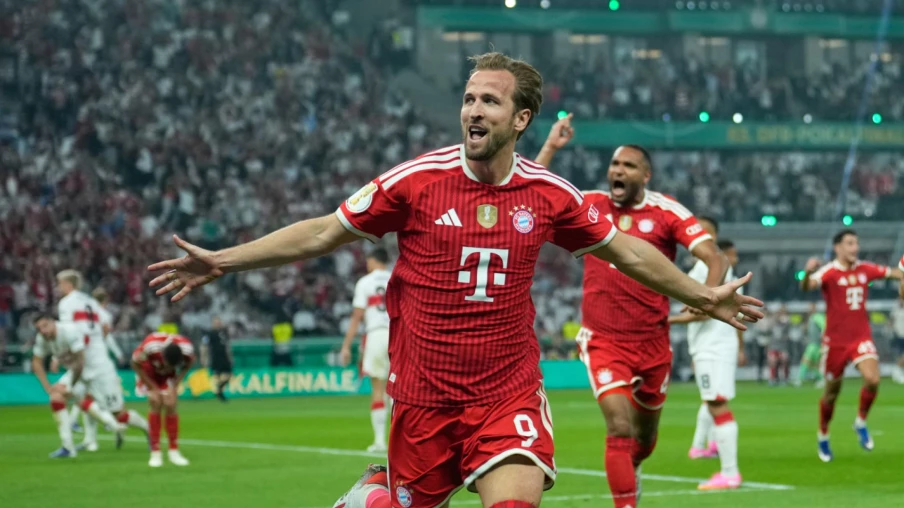 Le Bayern remporte la Coupe d'Allemagne : triplé de Kane