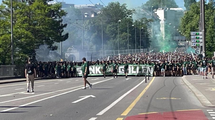 Coupe de Suisse : des milliers de supporters du FC St-Gall à Berne