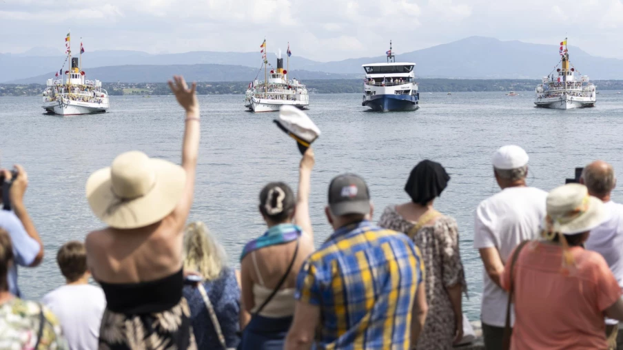 Nyon : la parade navale de la CGN a réuni plus de 8'000 personnes