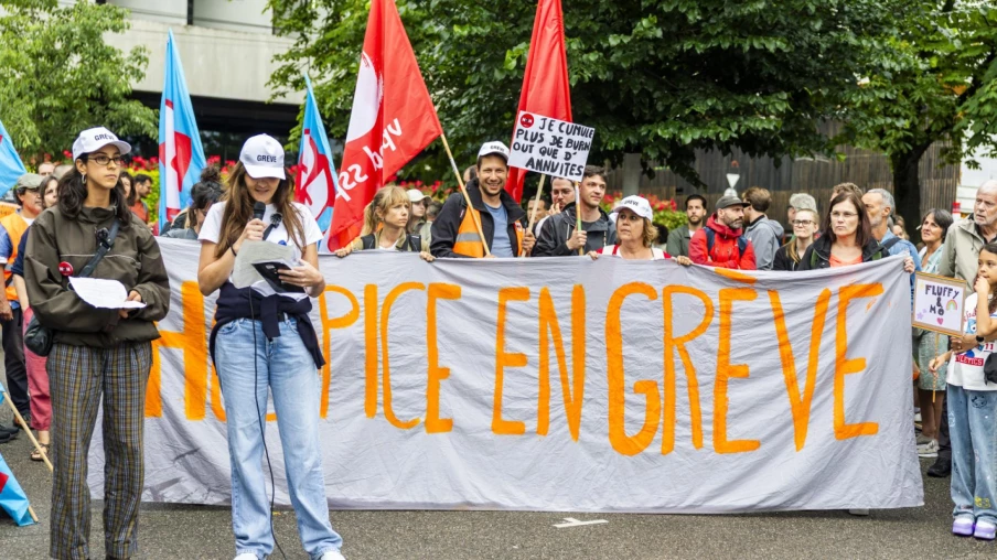 Grève de la fonction publique à Genève contre les coupes budgétaires