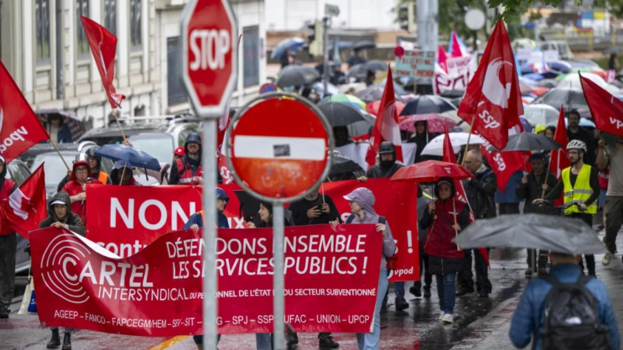 Fonctionnaires à Genève : troisième jour de grève et de manifestation