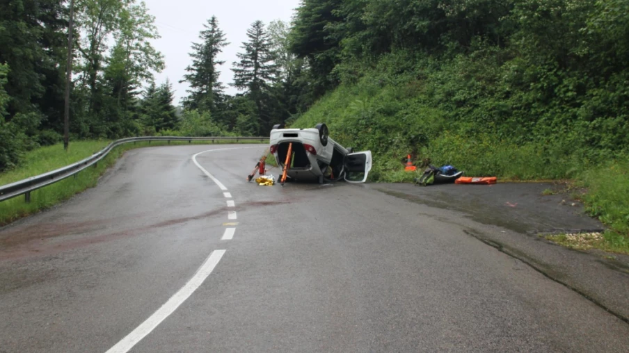 Accident à Asuel, près des Rangiers : automobiliste grièvement blessé