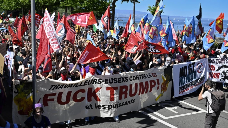 Manifestation anti-G7 à Genève : nasse policière et trois arrestations