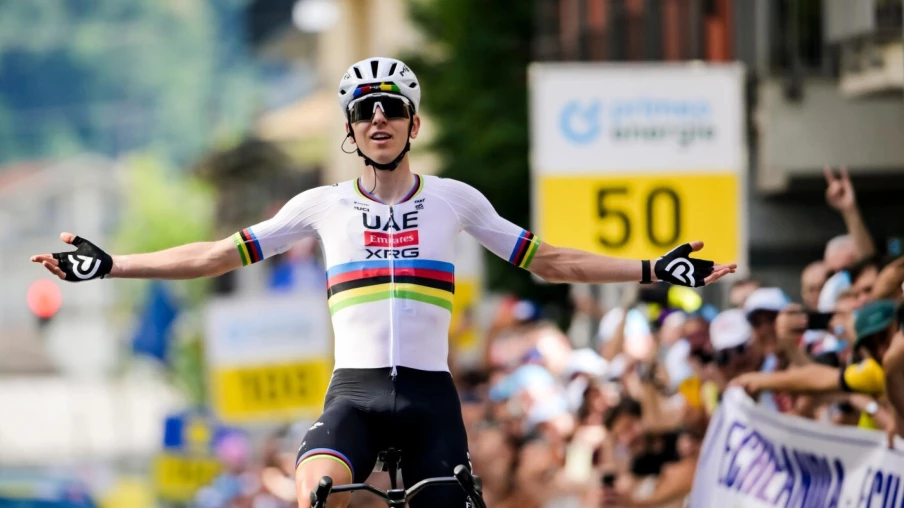 Tadej Pogacar s'impose en solo dès la 1re étape du Tour de Suisse
