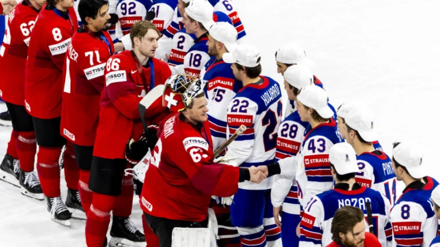 La Suisse affrontera les champions du monde américains au Championnat du monde de hockey 2025