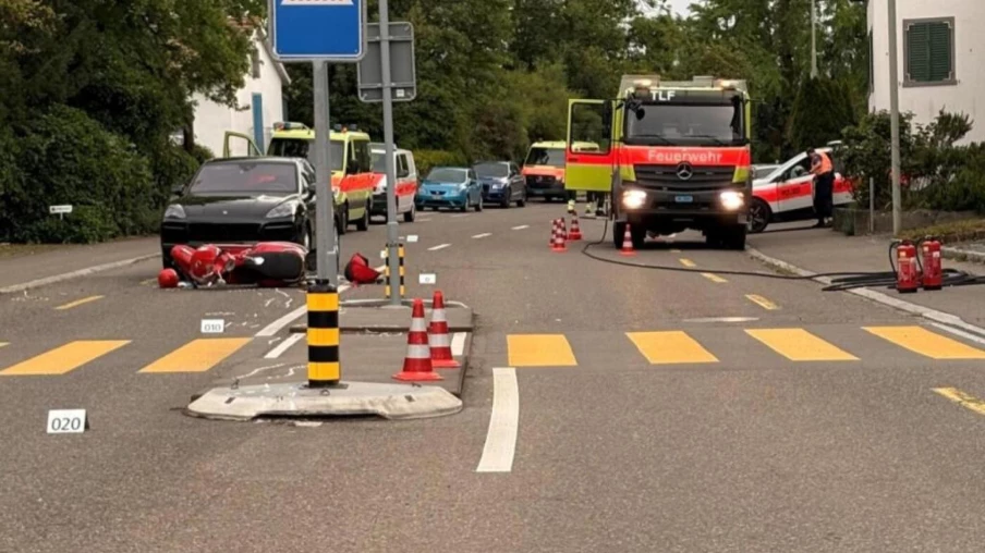 Stäfa (ZH) : scootériste décède sur la Seestrasse, accident sans tiers