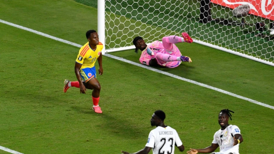 Mondial : la Colombie élimine le Ghana et affrontera la Suisse