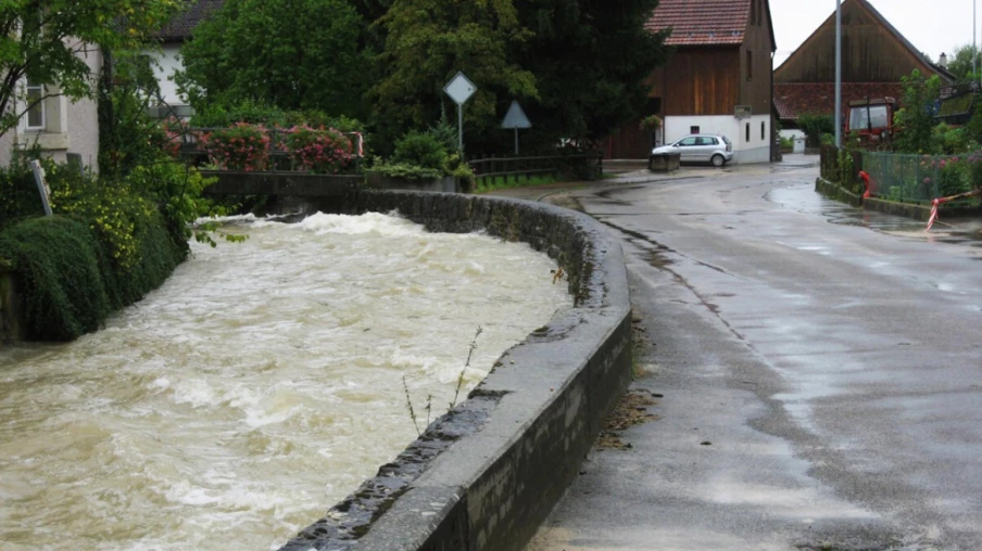Crues au Jura : nouvelle station hydrométrique à Mervelier