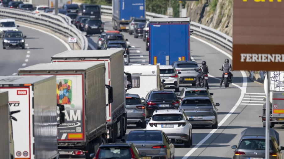 Bouchons au Gothard : 11 kilomètres de file vers le sud