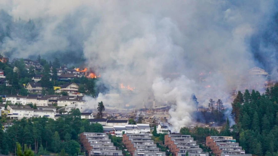 Norvège : un suspect identifié après un incendie géant à Drammen