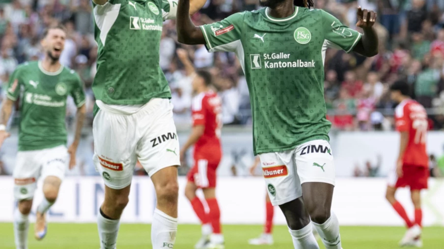 Saint-Gall bat Benfica Lisbonne 2-1 en qualification pour l'Europa League