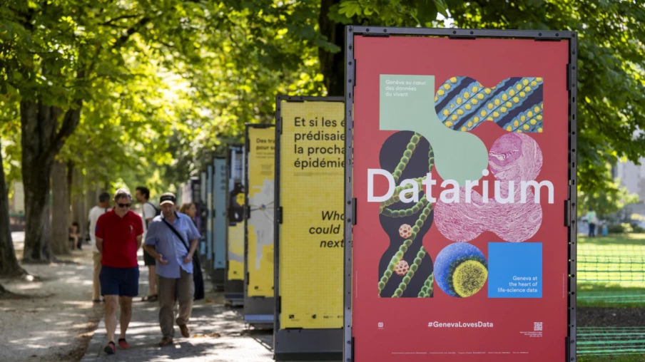 Genève : exposition en plein air sur les données du vivant