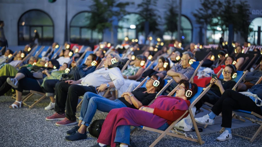 À Lausanne, un multiplexe open air en mode silent-disco