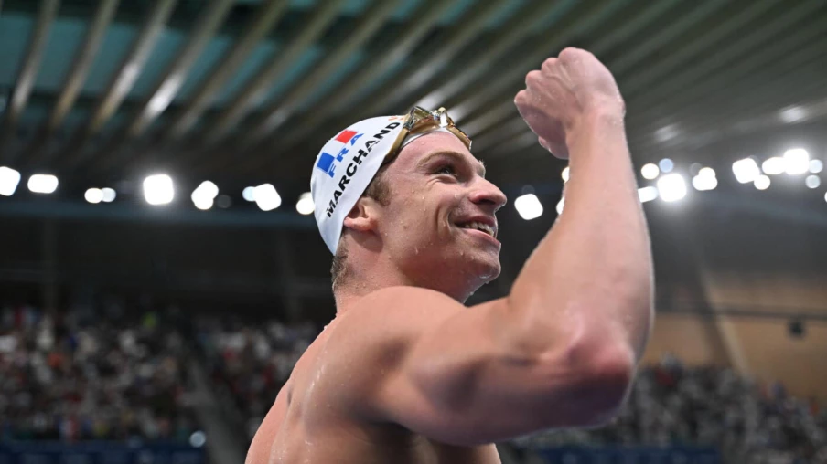 Marchand champion d’Europe du 400 m libre à Paris