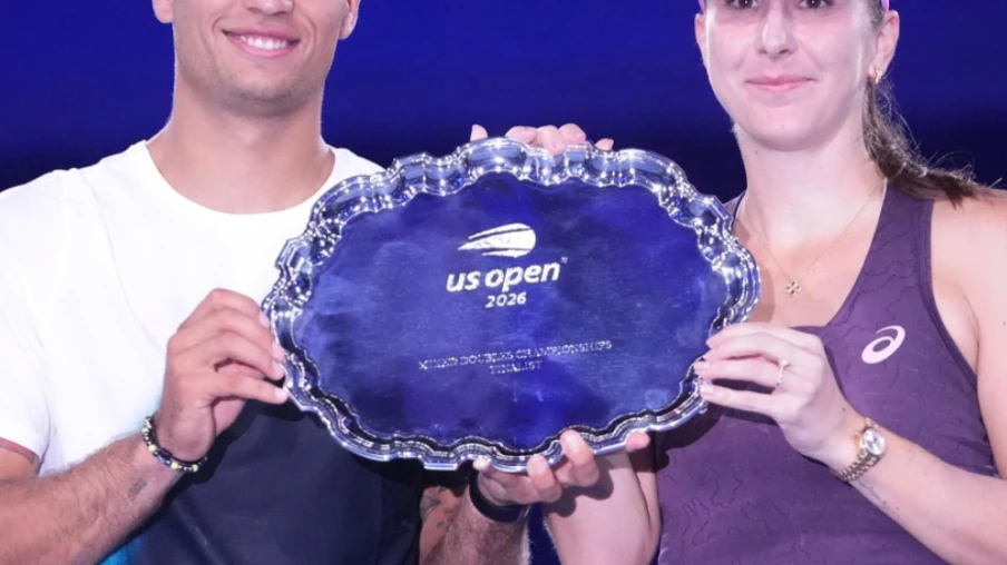 Bencic et Cobolli battus en finale du double mixte à l’US Open