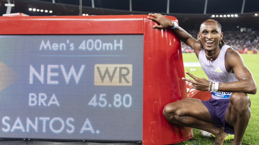 Deux records du monde battus à Zurich : dos Santos et Russell brillent