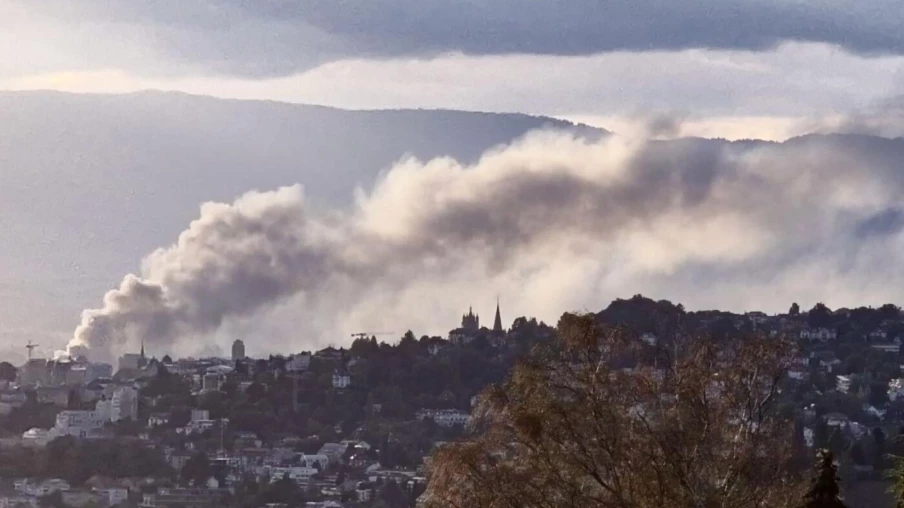Incendie à Ecublens avec forte fumée dans l’Ouest lausannois
