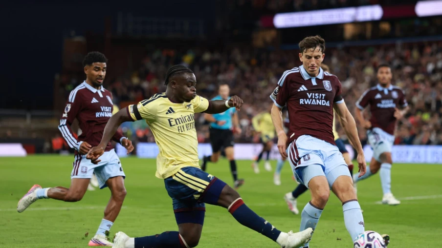Arsenal bat Aston Villa 1-0, Manzambi toujours absent
