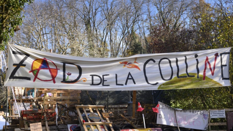 Exposition à Renens sur la ZAD du Mormont et Nora Rupp