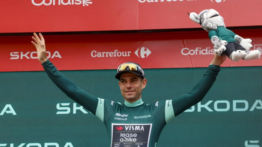 Wout Van Aert remporte la 13e étape du Tour d'Espagne