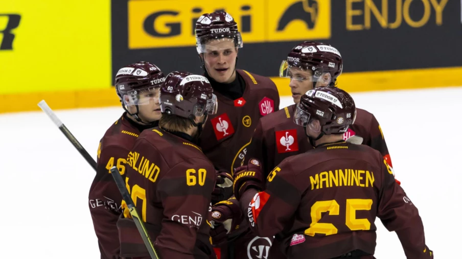 Genève-Servette remporte son premier match de Champions Hockey League
