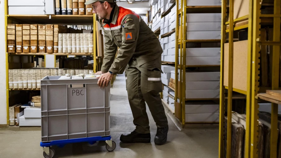 Neuchâtel : exercice de sauvetage des archives en cas de sinistre