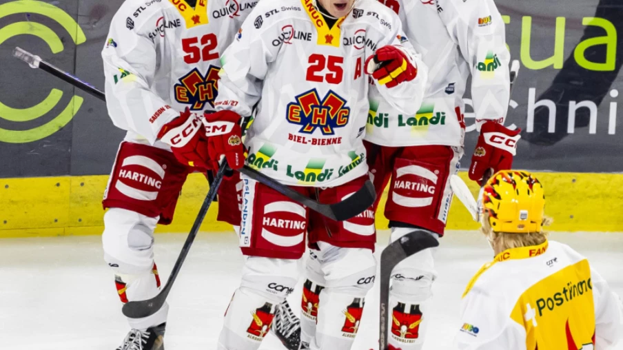 National League : Bienne écrase Kloten 6-0 et signe un blanchissage