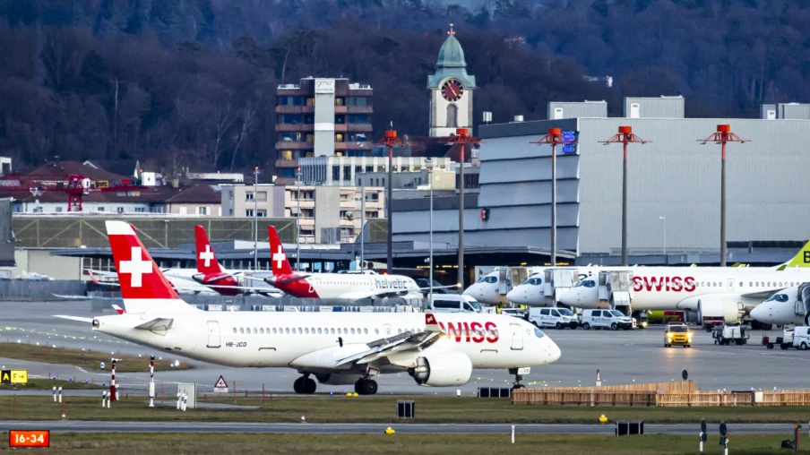 Stagnation du nombre de passagers à l'aéroport de Zurich en mai