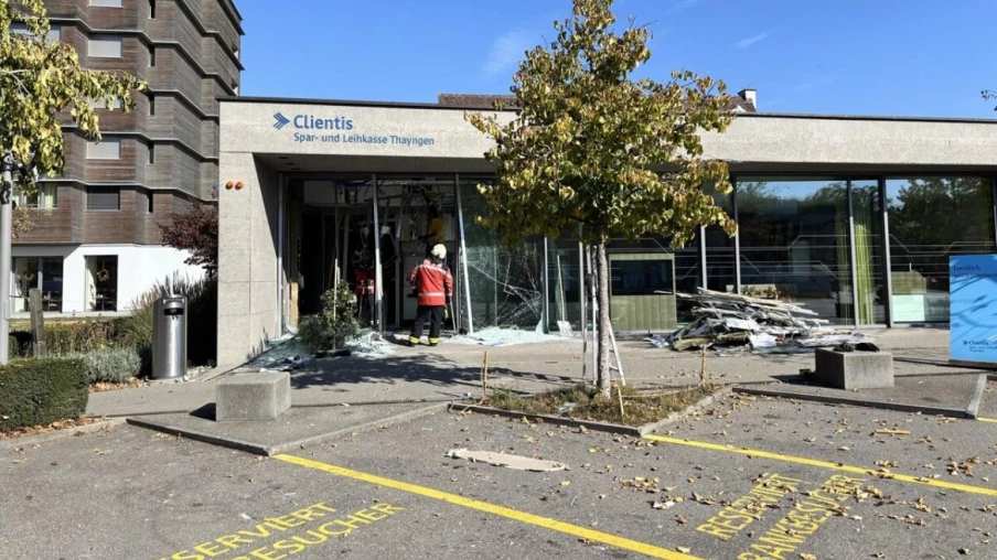 Bancomat dynamité à Thayngen : un voleur grièvement blessé
