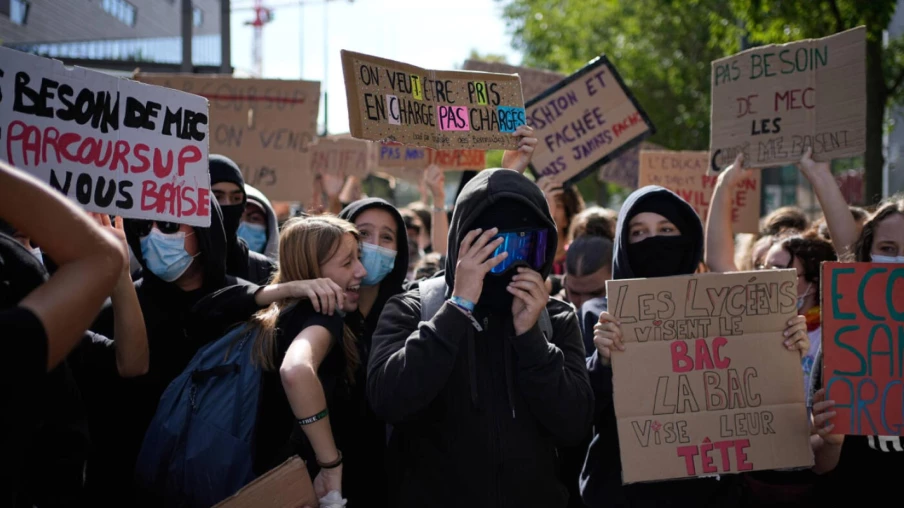 Blocage des lycées en France : appel à poursuivre la mobilisation