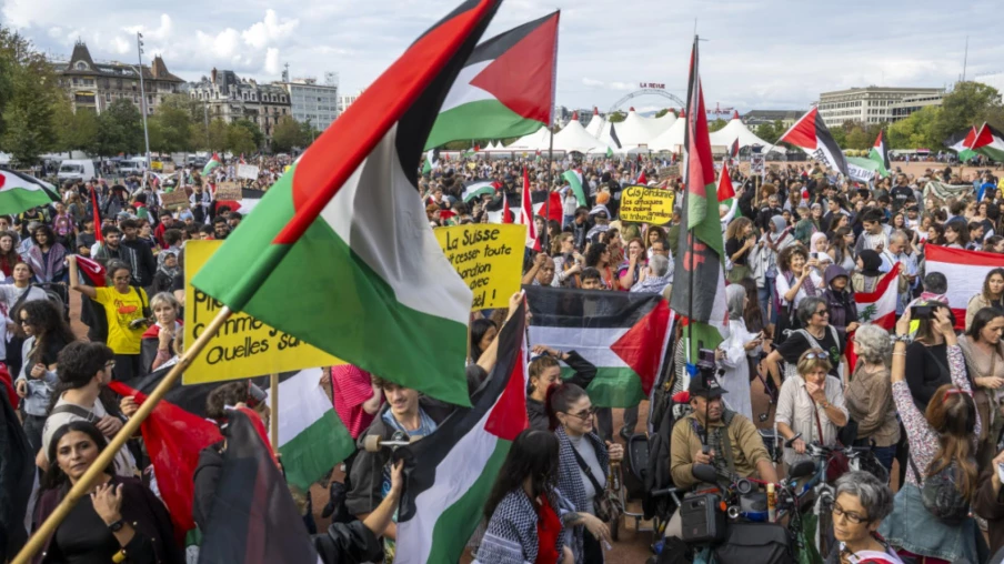 Manif à Genève : la Suisse appelée à sanctionner Israël