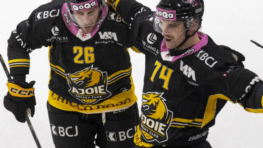 Genève-Servette bat Zoug, Ajoie renverse Lugano en National League