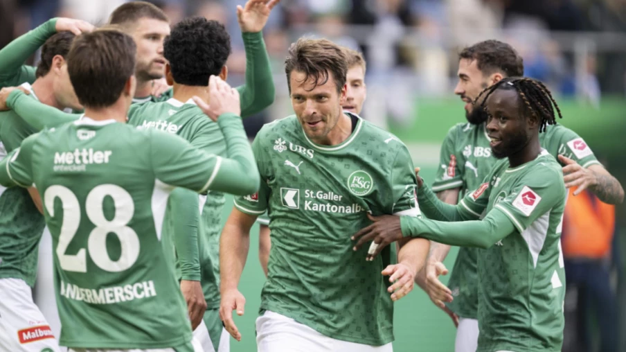 Lausanne battu à St-Gall, Bâle corrigé à Vaduz en Super League