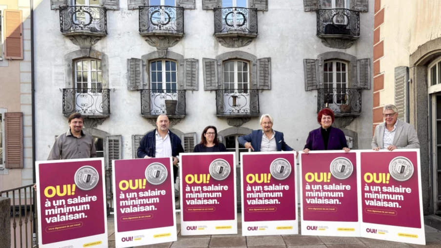 Salaire minimum en Valais : la gauche défend l'initiative à 22 francs