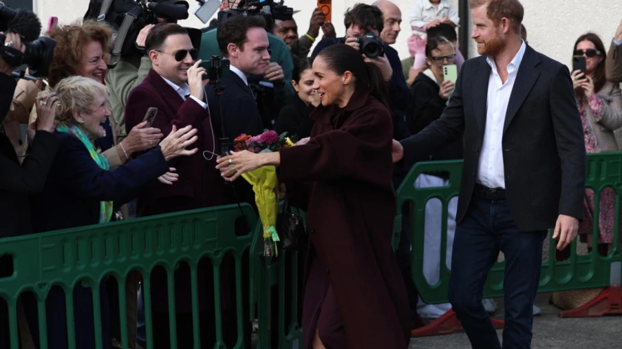 Harry et Meghan font leur première sortie publique au Royaume-Uni
