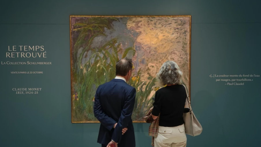 Iris de Monet devient le tableau le plus cher vendu en France
