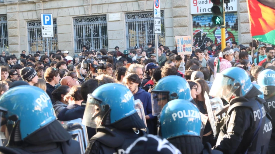Manifestations en Italie : forte sécurité et mobilisation modeste