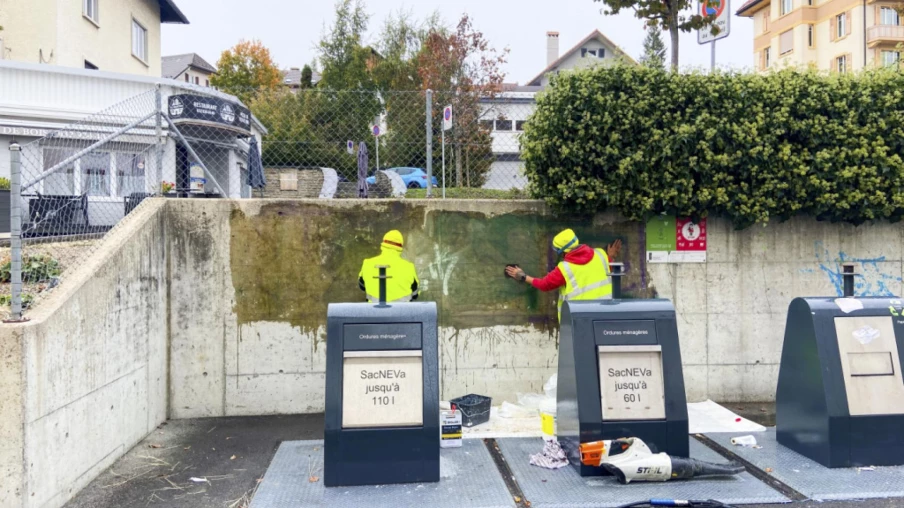 La Chaux-de-Fonds subventionne le nettoyage des tags sur les façades