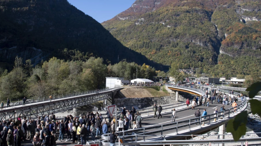 Tessin : un nouveau pont sur la Maggia inauguré à Visletto