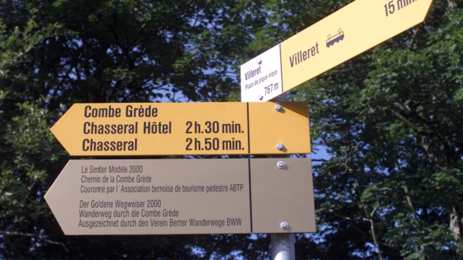 Sentier Combe Grède fermé jusqu'à fin août à cause d'un éboulement