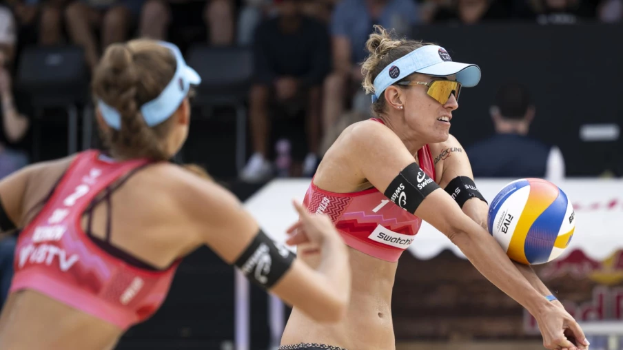 Hüberli/Kernen échouent en demi-finale du tournoi Elite16 Gstaad Hüberli/Kernen échouent en demi-finale du tournoi Elite16 Gstaad
