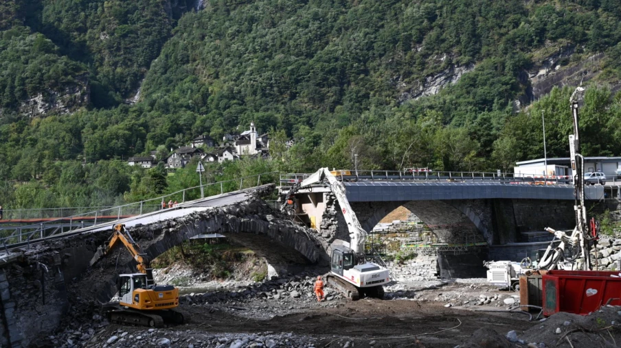 Reconstruction du pont Visletto: renaissance et sécurité dans le Val Maggia