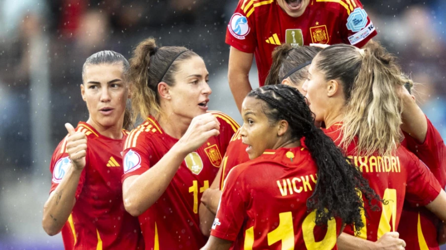 Espagne écrase Belgique 6-2 à l'Euro dames 2025, groupe B Espagne écrase Belgique 6-2 à l'Euro dames 2025, groupe B