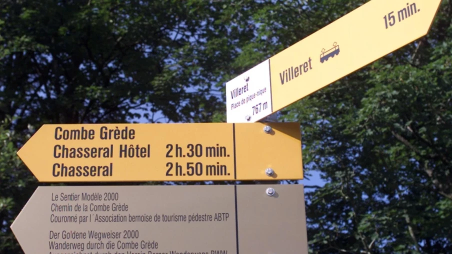 Le sentier Combe Grède vers Chasseral rouvert après des travaux