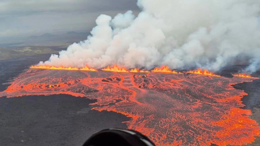 Éruption Volcanique en Islande: 9e Fois Depuis Fin 2023 Éruption Volcanique en Islande: 9e Fois Depuis Fin 2023
